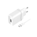 Зарядное устройство сетевое Olmio USBx2 Smart IC 2.4A белый